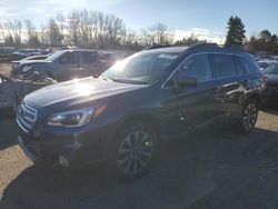 Salvage cars for sale at Portland, OR auction: 2017 Subaru Outback 2.5I Limited