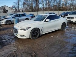 Salvage cars for sale at Chalfont, PA auction: 2017 Infiniti Q60 Premium