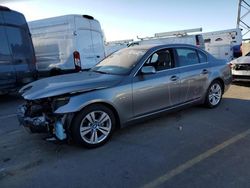 Salvage cars for sale at Hayward, CA auction: 2010 BMW 528 I