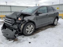 Salvage cars for sale at Dyer, IN auction: 2016 Ford Edge SEL