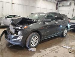 Salvage cars for sale at Franklin, WI auction: 2020 Chevrolet Equinox LT