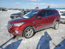 Ford Escape sel salvage cars for sale: 2018 Ford Escape SEL