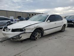 Salvage cars for sale at Wilmer, TX auction: 2001 Chevrolet Impala LS