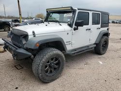 Jeep salvage cars for sale: 2018 Jeep Wrangler Unlimited Sport