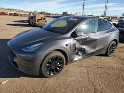 Salvage cars for sale at Colorado Springs, CO auction: 2021 Tesla Model Y