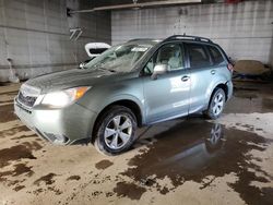 Salvage cars for sale at Portland, MI auction: 2015 Subaru Forester 2.5I Premium