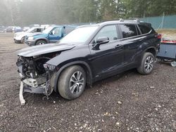 Salvage cars for sale from Copart Graham, WA: 2023 Toyota Highlander Hybrid XLE