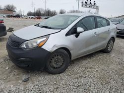 Salvage cars for sale at Columbus, OH auction: 2014 KIA Rio LX