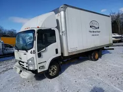 Salvage trucks for sale at West Warren, MA auction: 2018 Isuzu NPR