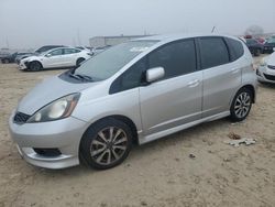 Salvage cars for sale at Haslet, TX auction: 2012 Honda FIT Sport