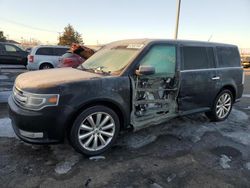 Salvage cars for sale at Moraine, OH auction: 2014 Ford Flex Limited