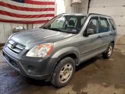 Salvage cars for sale from Copart Lyman, ME: 2006 Honda CR-V LX