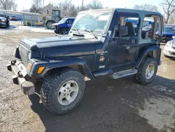 Salvage cars for sale from Copart Wichita, KS: 2001 Jeep Wrangler / TJ Sahara