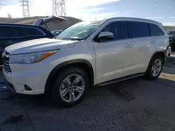 2016 Toyota Highlander Limited en venta en Littleton, CO