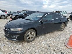 Chevrolet salvage cars for sale: 2016 Chevrolet Malibu LS