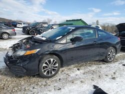 Salvage cars for sale from Copart West Warren, MA: 2015 Honda Civic LX