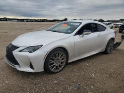 Salvage cars for sale at San Antonio, TX auction: 2021 Lexus RC 350 Base