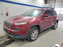 Salvage cars for sale at Sandston, VA auction: 2014 Jeep Cherokee Limited