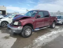 Salvage trucks for sale at Kansas City, KS auction: 2003 Ford F150 Supercrew