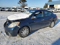 Salvage cars for sale at Woodhaven, MI auction: 2013 Nissan Versa S