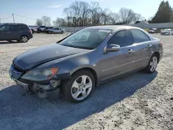 Salvage cars for sale at Gastonia, NC auction: 2005 Acura RL