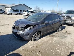 Salvage cars for sale at Pekin, IL auction: 2012 Ford Fiesta SE