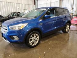 Ford salvage cars for sale: 2017 Ford Escape SE