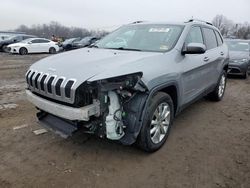 Salvage SUVs for sale at auction: 2017 Jeep Cherokee Limited