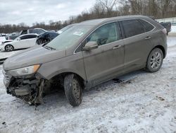 Salvage Cars with No Bids Yet For Sale at auction: 2019 Ford Edge Titanium