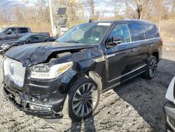 Salvage cars for sale at Marlboro, NY auction: 2021 Lincoln Navigator Reserve