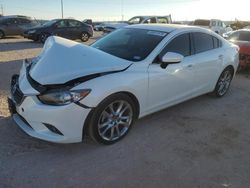 Salvage cars for sale from Copart Andrews, TX: 2015 Mazda 6 Grand Touring