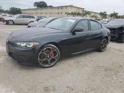 Salvage cars for sale at Opa Locka, FL auction: 2024 Alfa Romeo Giulia TI