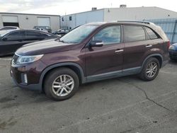 Salvage cars for sale from Copart Vallejo, CA: 2015 KIA Sorento LX