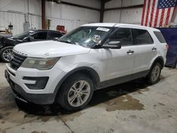 Ford Explorer salvage cars for sale: 2016 Ford Explorer Police Interceptor