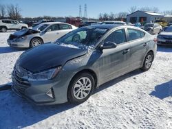 Salvage cars for sale at Barberton, OH auction: 2019 Hyundai Elantra SE