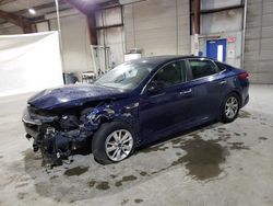 Salvage cars for sale at North Billerica, MA auction: 2018 KIA Optima LX