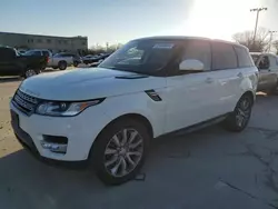 Land Rover salvage cars for sale: 2016 Land Rover Range Rover Sport HSE