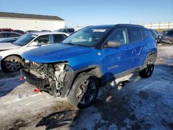 Jeep Compass salvage cars for sale: 2018 Jeep Compass Trailhawk