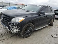 Salvage cars for sale at Cahokia Heights, IL auction: 2015 Mercedes-Benz ML 350 4matic