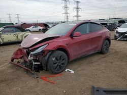 Salvage cars for sale at Elgin, IL auction: 2024 Tesla Model Y