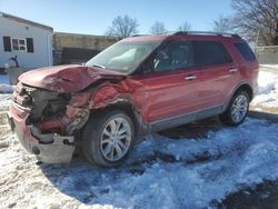 Salvage SUVs for sale at auction: 2012 Ford Explorer Limited