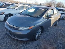 2012 Honda Civic LX en venta en Hillsborough, NJ