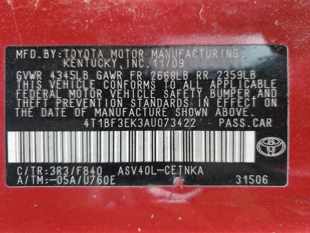 2010 Toyota Camry Base