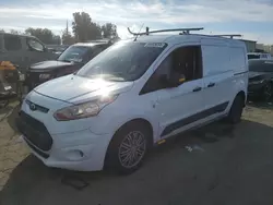 Salvage trucks for sale at Martinez, CA auction: 2017 Ford Transit Connect XLT