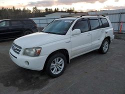 Salvage cars for sale at Windham, ME auction: 2007 Toyota Highlander Hybrid