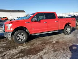 Salvage cars for sale at Portland, MI auction: 2017 Ford F150 Supercrew