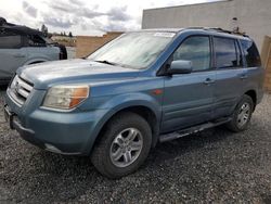 Salvage cars for sale at Mentone, CA auction: 2007 Honda Pilot EXL