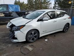 Salvage cars for sale at Denver, CO auction: 2019 Nissan Leaf S