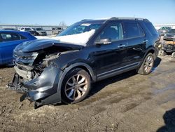 Salvage cars for sale at Earlington, KY auction: 2015 Ford Explorer Limited