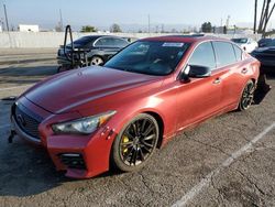 Salvage cars for sale at Van Nuys, CA auction: 2016 Infiniti Q50 RED Sport 400